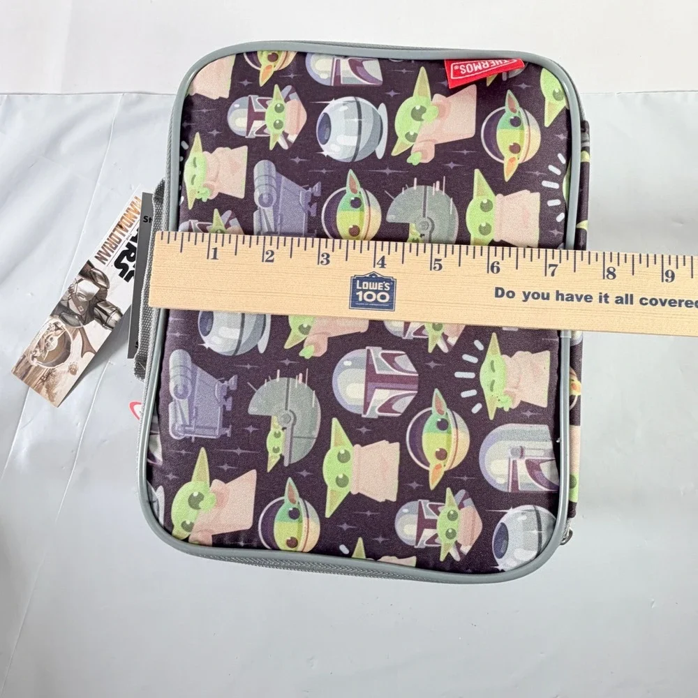 Thermos Kids Star Wars The Mandalorian Insulated Soft Lunch Box Kit New